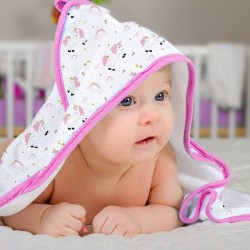 Sortie de sales bain licorne