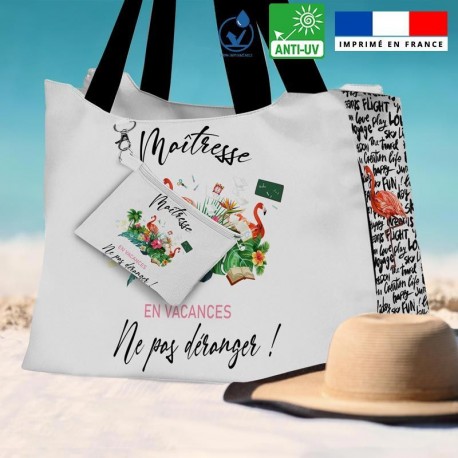 Sac de plage maitresse