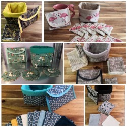 paniers de rangement en tissu