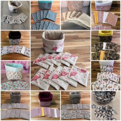 Coffret lingettes démaquillantes lavables 