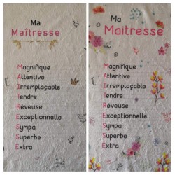 Serviette à main maitresse