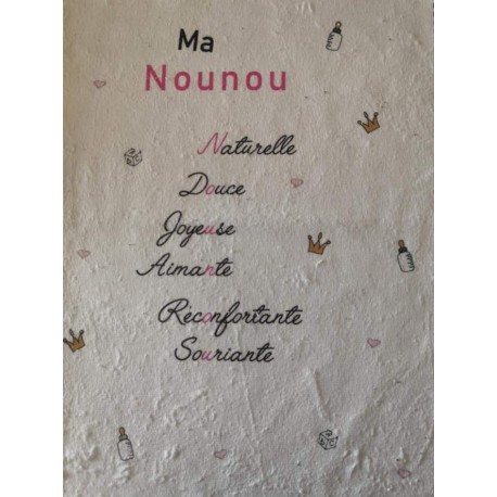 Serviette à main nounou