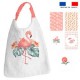 Serviette FLAMANTS ROSES