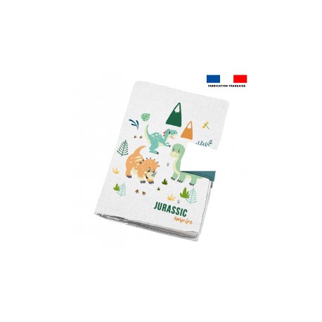 Protège carnet dinosaure