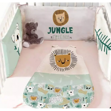 parure de lit bébé jungle