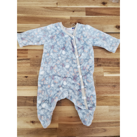 Pyjama bebe pied ferme en polaire liberty