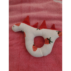Hochet dinosaure fraise