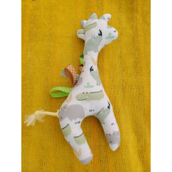 Hochet doudou girafe Basile