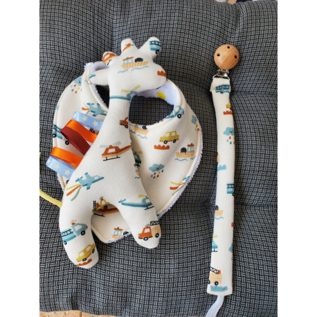 Cadeau naissance thème tracteur 