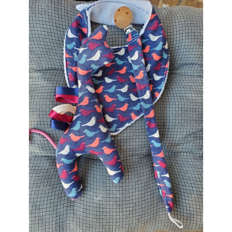 Cadeau naissance thème oiseau 