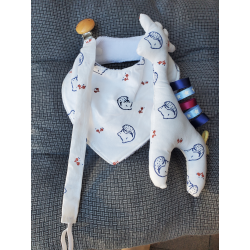 Cadeau naissance thème écureuil 