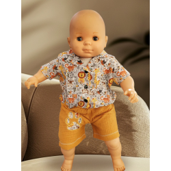 Ensemble chemise savane