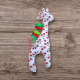 Hochet girafe cerise