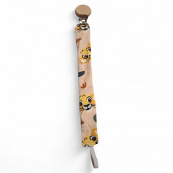 Attache tétine petit lion