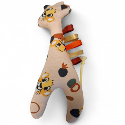 Hochet girafe petit lion