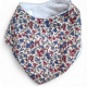 Bavoir bandanas liberty bleu