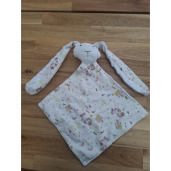 Doudou lapin licorne