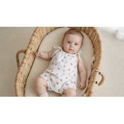 Combinaison gaze de coton bébé 