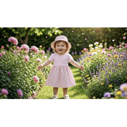 Robe body fleurs