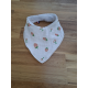 Bavoir bandana fraise