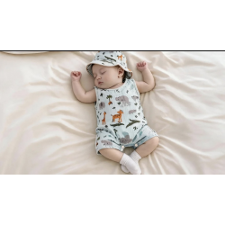 Combinaison gaze de coton bébé 