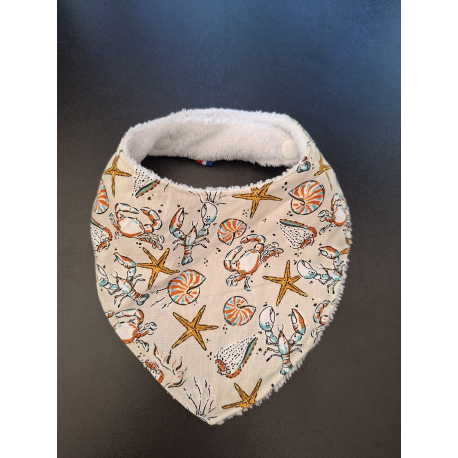 Bavoir bandana été safari 