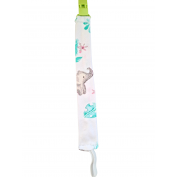 Attache tétine éléphant