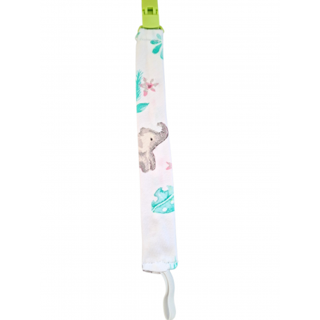 Attache tétine éléphant