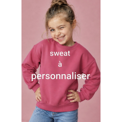sweat fushia à personnaliser